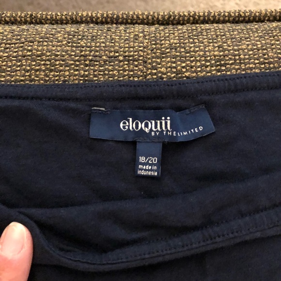 Black maxi skirt, Eloquii XL - Picture 3 of 3